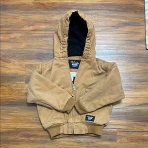 Walls Brown Hooded Chore Jacket
